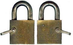 “S. A. ORD” – “CORBIN…”. Body Type: Extruded. Body Material: Brass. Body Size: