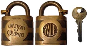 “UNIVERSITY OF COLORADO” – “YALE”