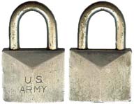 “U.S. ARMY”. Body Type: Extruded. Body Material: Brass. Body Size: 1 5/8″Wx1 3/8