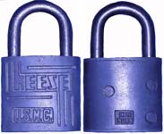 “U.S.M.C. REESE” – “MADE IN U.S.A.”. Body Type: Cast 2 Piece. Body Material: Gra