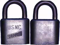 “U.S.M.C. SLAYMAKER”. Body Type: Cast 1 Piece. Body Material: Brass Body W/gray