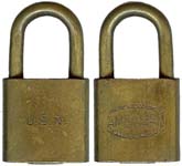 “U.S.N.” – “AMERICAN…”. Body Type: Solid. Body Material: Brass. Body Size: 1 7