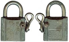 “U.S.N.” – “CHICAGO LOCK…”. Body Type: Cast 1 Piece. Body Material: Cast Gray