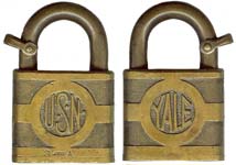 “U.S.N. S and A” – “YALE”. Body Type: Cast Hollow. Body Material: Bronze. Body S