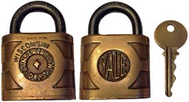 “WISCONSIN CONSERVATION DEPT” – “YALE”