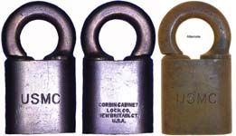“USMC” – “CORBIN CABINET LOCK CO
