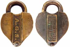 “AGS” – “CLOSE THE LOCK TO GET KEY OUT”