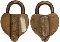 “AT&NRR” – “TO GET KEY OUT CLOSE THE LOCK”