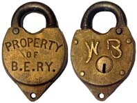 “BERY” – “PROPERTY OF”