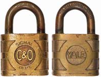 “C&O” – “SIGNAL DEPT” – “YALE”