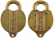 “C&ORY” – “TO GET KEY OUT CLOSE THE LOCK”