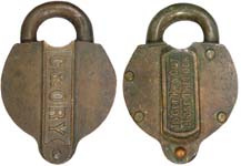 “C&ORY” – “TO GET KEY OUT CLOSE THE LOCK”
