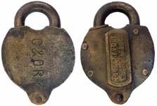 “C&ORY” – “TO GET KEY OUT CLOSE THE LOCK”