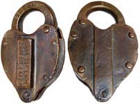 “C&SW TRAC CO” – “CLOSE THE LOCK TO GET KEY OUT”