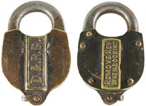 “D&RG” – “REMOVE KEY WHEN LOCKING”