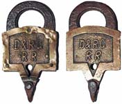 “D&RGRR” – “D&RG RR” – Steel Shackle