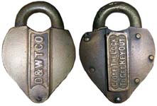 “D&WTCO” – “CLOSE THE LOCK TO GET KEY OUT”