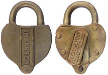 “GM&NRRCO” – “TO GET KEY OUT CLOSE THE LOCK”