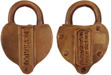 "MD&SRRCO" - "TO GET KEY OUT CLOSE THE LOCK"