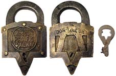 “MISSOURI PACIFIC RAILWAY” – “DON’T USE OIL”