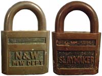 “N&W” – “MW DEPT”