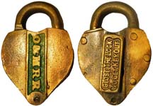 “O&MRR” – “CLOSE THE LOCK TO GET KEY OUT”
