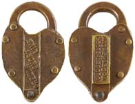 “OREGON SHORT LINE” – “CLOSE THE LOCK TO GET KEY OUT”