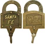 “SANTA FE” – “GENERAL DON’T USE OIL BUT PLENTY OF GRAPHITE”