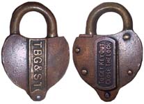 “TBG&ST” – “TO GET KEY OUT CLOSE THE LOCK”