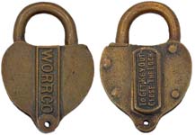 “WORRCO” – “TO GET KEY OUT CLOSE THE LOCK”