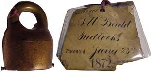 “Budd Patent Model” – Single Sided Barrel Key – Early