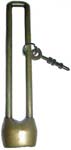 ★. 3/4″ wide. Brass body. Brass shackle.