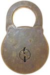 Blank – No Pins – Brass Case – Brass Shackle – Flat Split Key