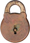Blank – No Pins – Brass Case – Steel Shackle – Post key