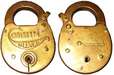 “CORBIN 6 LEVER” – Flat Shackle – Flat key