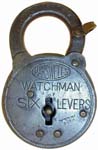 “MARSWELLS WATCHMAN SIX LEVERS”
