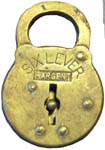 “SARGENT SIX LEVER” – Brass – Barrel Key