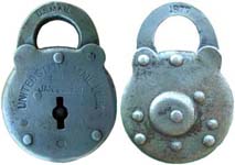 “UNITED STATES MAIL LOCK” – No Stars – “U