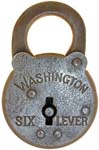 “WASHINGTON SIX LEVER”