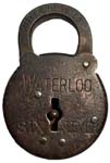 “WATERLOO SIX LEVER CUTLER HDWE CO” – Barrel Key