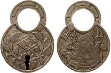 Ganesha – Design 1 – Barrel Key – 2 1/4 – “USA””