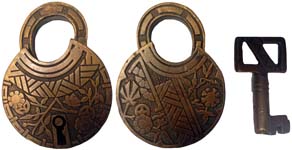 Japanese Pattern – Obverse 3 – Reverse 6 – Bronze – 2″