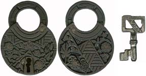 Japanese Pattern – Obverse 1 – Reverse 1 – Iron – 2 1/4″