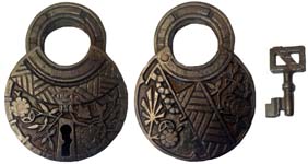 Japanese Pattern – Obverse 4 – Reverse 9 – Iron – 2 1/2″