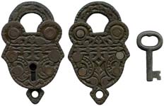 Scroll – Design 4 – Barrel Key