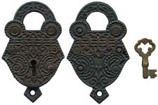 Scroll – Design 6 – Barrel Key