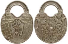 “SK” – Floral Reverse also known as “SK” Coat of Arms on Fence