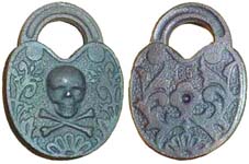 ☠ – Skull and Crossbones – Iron – Reproduction