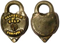 “BR&P” – “PROPERTY OF BR&P COMPANY” – Small Logo