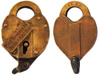 “C&CRR” – “PUSH SHACKLE IN TO GET KEY OUT”